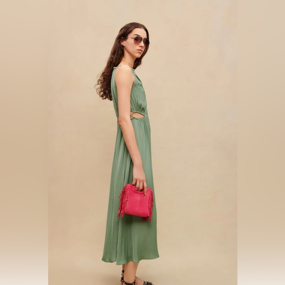 Maje cut-out V-neck maxi dress - Picture 7 of 13
